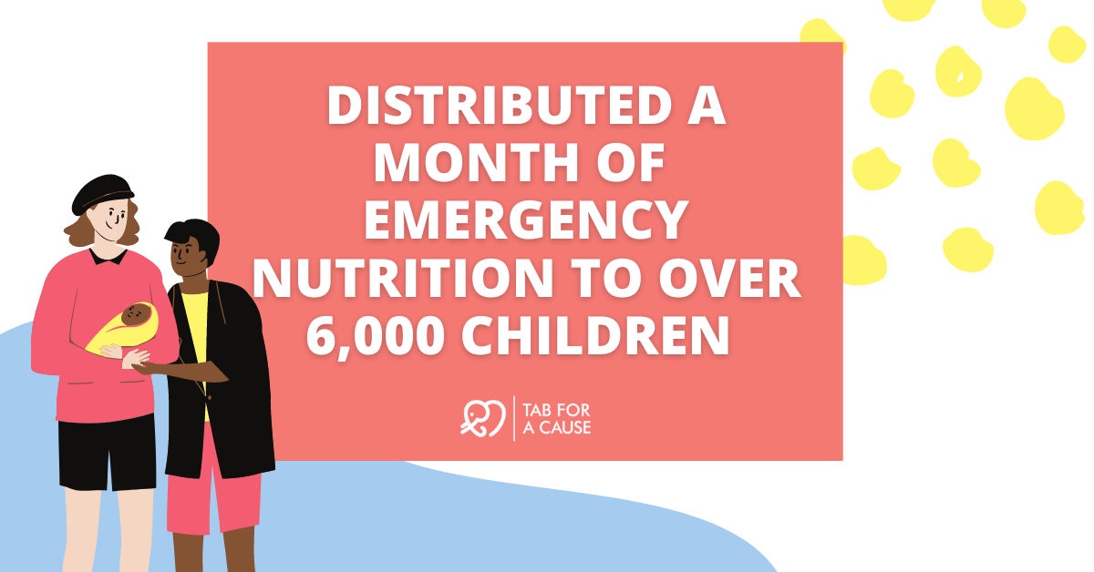 A month of emergency nutrition for over 6,000 children - $1M Raised